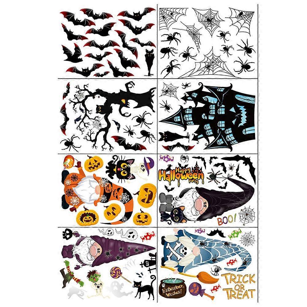 newHalloween Window Cling, Reusable and Easy to Remove