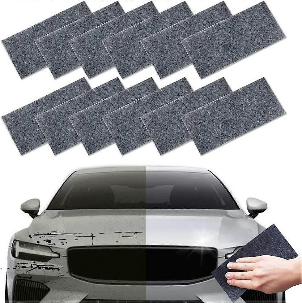 12 Pack Nano Sparkle Cloth for Car Scratches,Multi-Function Nano Magic Cloth Scratch Remover,Nano Magic Repair Cloth Kit for Easily Repair Paint Scrat