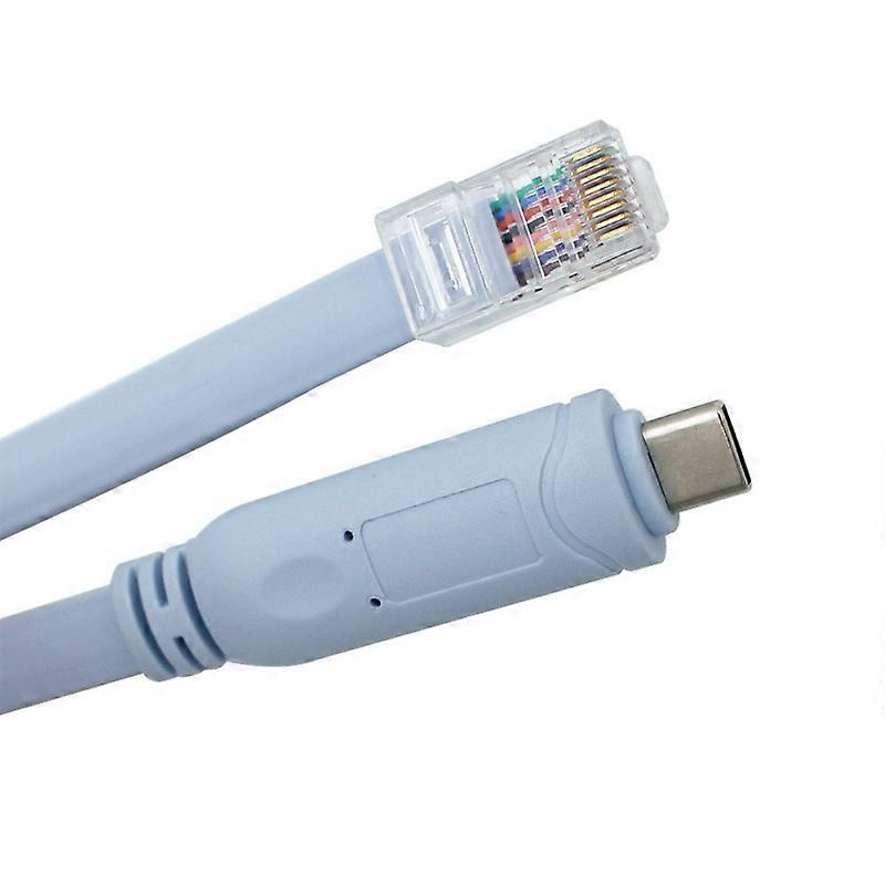 USB Console FTDI Chip USB To RJ45 Cable For Cisco Router Rollover Console RJ 45 Converter Switch USB Extension Computer Network
