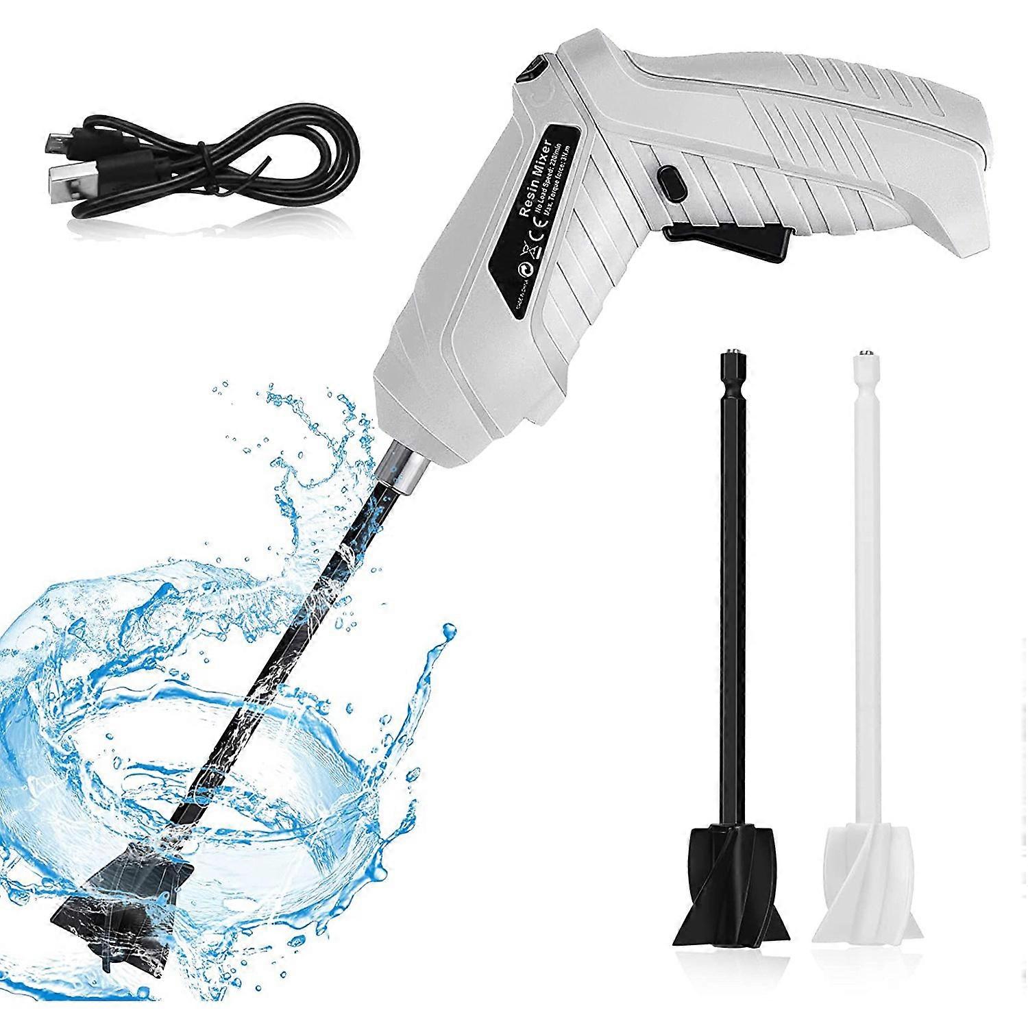 Epoxy Blender Handheld - USB Powered Rechargeable Resin Mixer for Minimizing Air , Resin Mold & Sil