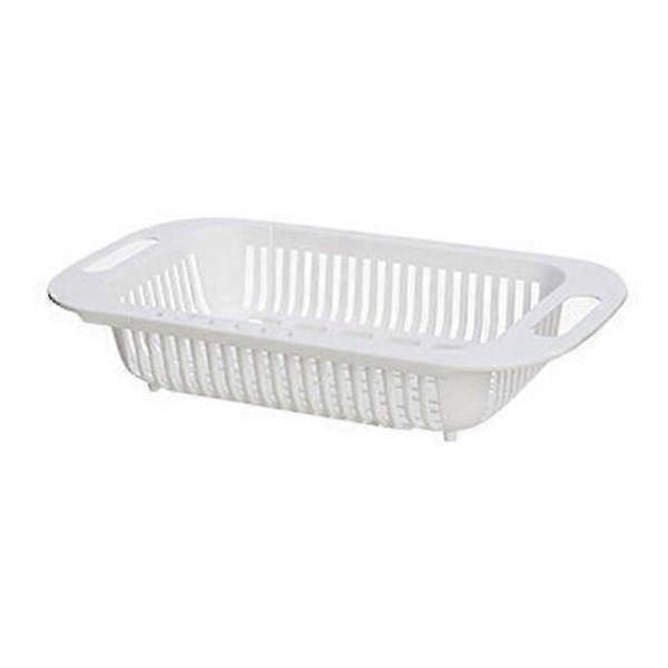 Eco-Friendly Over-the-Sink Colander, 7 Quart Capacity, High Efficiency Drainage, Space-Saving Design, Dishwasher Safe