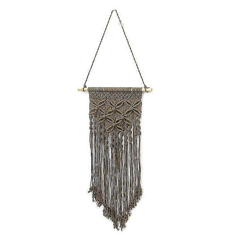 Woven Wall Hanging Bohemian Tassels Simple Handmade Tapestry for Home Decorations