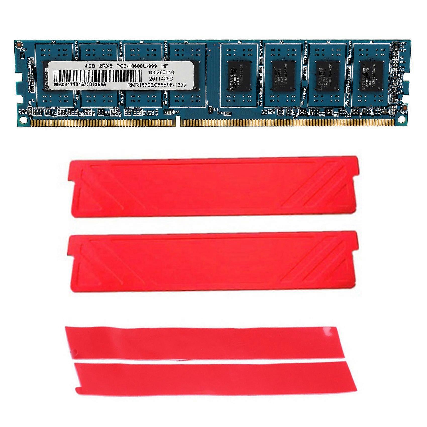 4gb Ddr3 Desktop Memory Ram+cooling Vest 1333 Mhz Pc3-10600u 240pins Dimm Ram High Performance For
