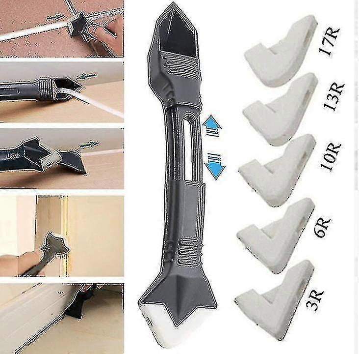 Silicone Scraper Caulking Grouting Sealant Finishing Clean Remover Tool Kit