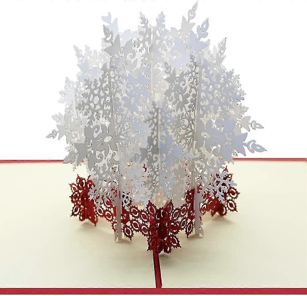 3d Christmas Greeting Cards Pop Up Christmas Cards Beautiful 3d Snowflake Card Stereoscopic Greeting Card Christmas Greeting Cards For Wife, Girls, Hu