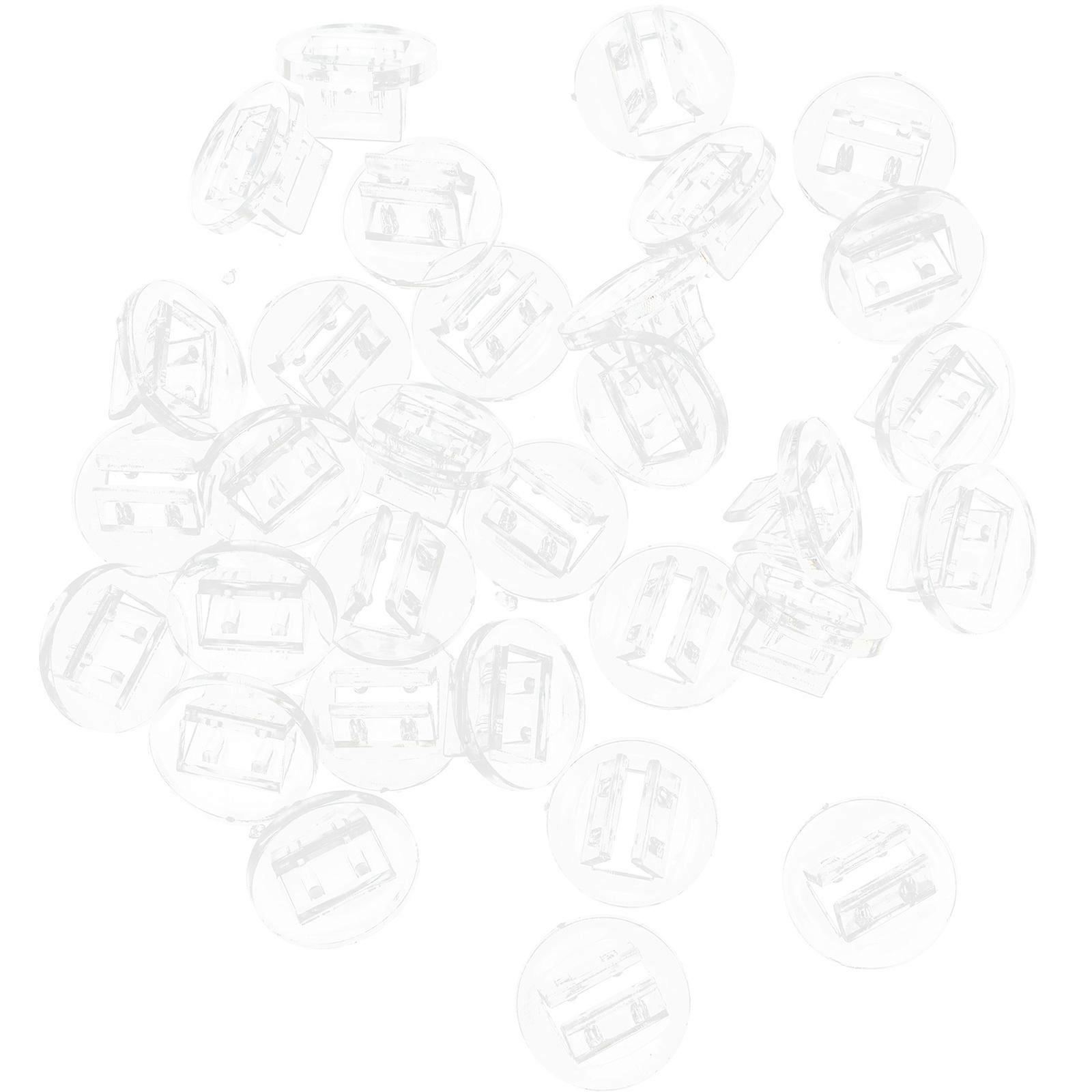 100pcs Card Stand Paper Card Bases Plastic Game Cards Stands Plastic Card Holder