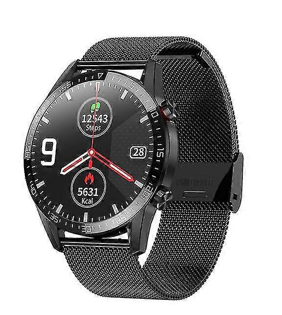 Chronus Smart Watch,waterproof Ip68 With Sleep Monitor,heart Rate,pedometer,bluetooth Calls For Android/ios(black)