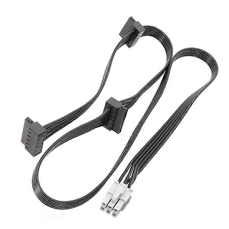 Efficient SATA 15PIN X3 X4 for LEADEX Modular GPU Cable PCIE5.0 Graphics Card
