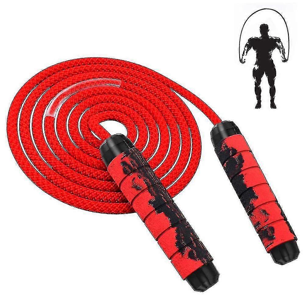Non-slip Handles Weighted Fitness Jump Rope For Long Cardio Exercise Workouts