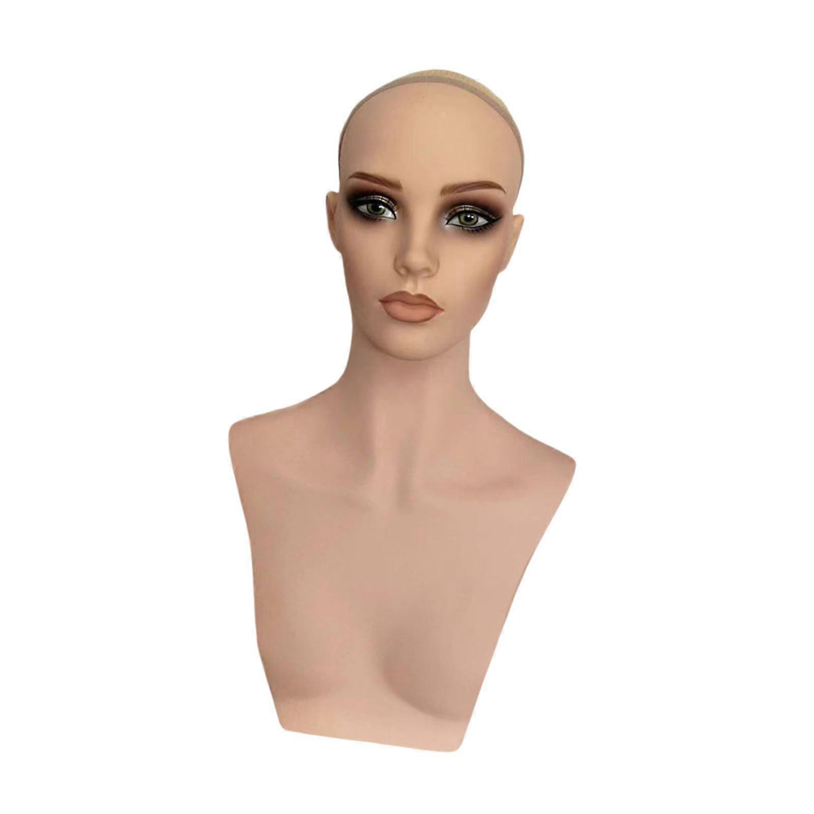 Mannequin Head Model Hat Display Stand Hairpieces Display Stand for Business