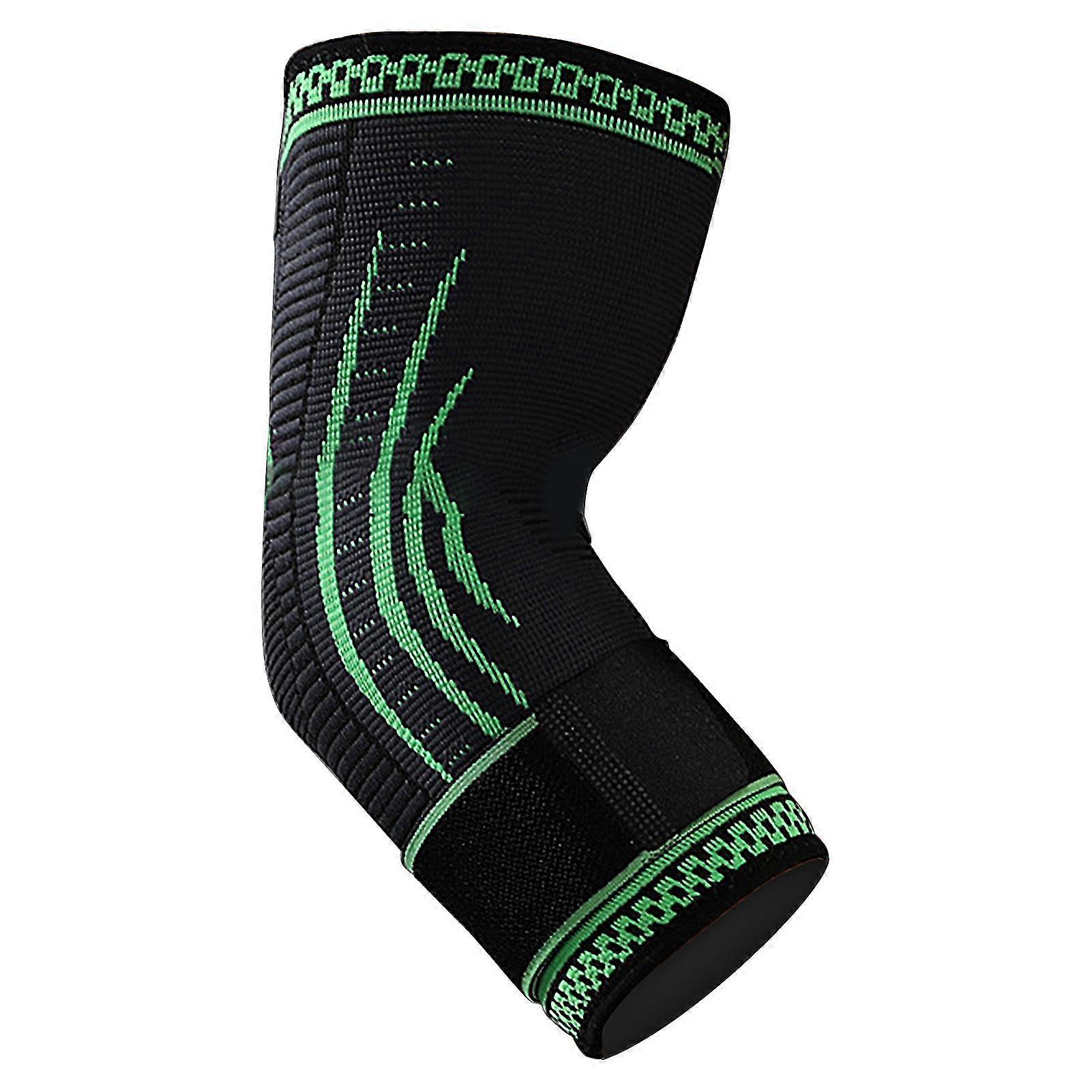 Farfi 1pc Elbow Support Brace Soft Elastic Nylon Adjustable Breathable Elbow Sleeve For Sports