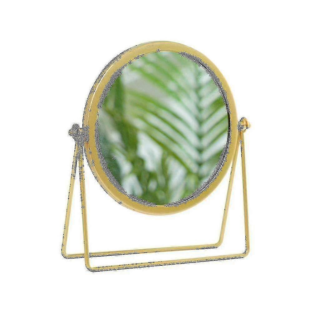 Desktop Cosmetic Mirror Dressing Rotary Makeup Table Mirror Round Mirror