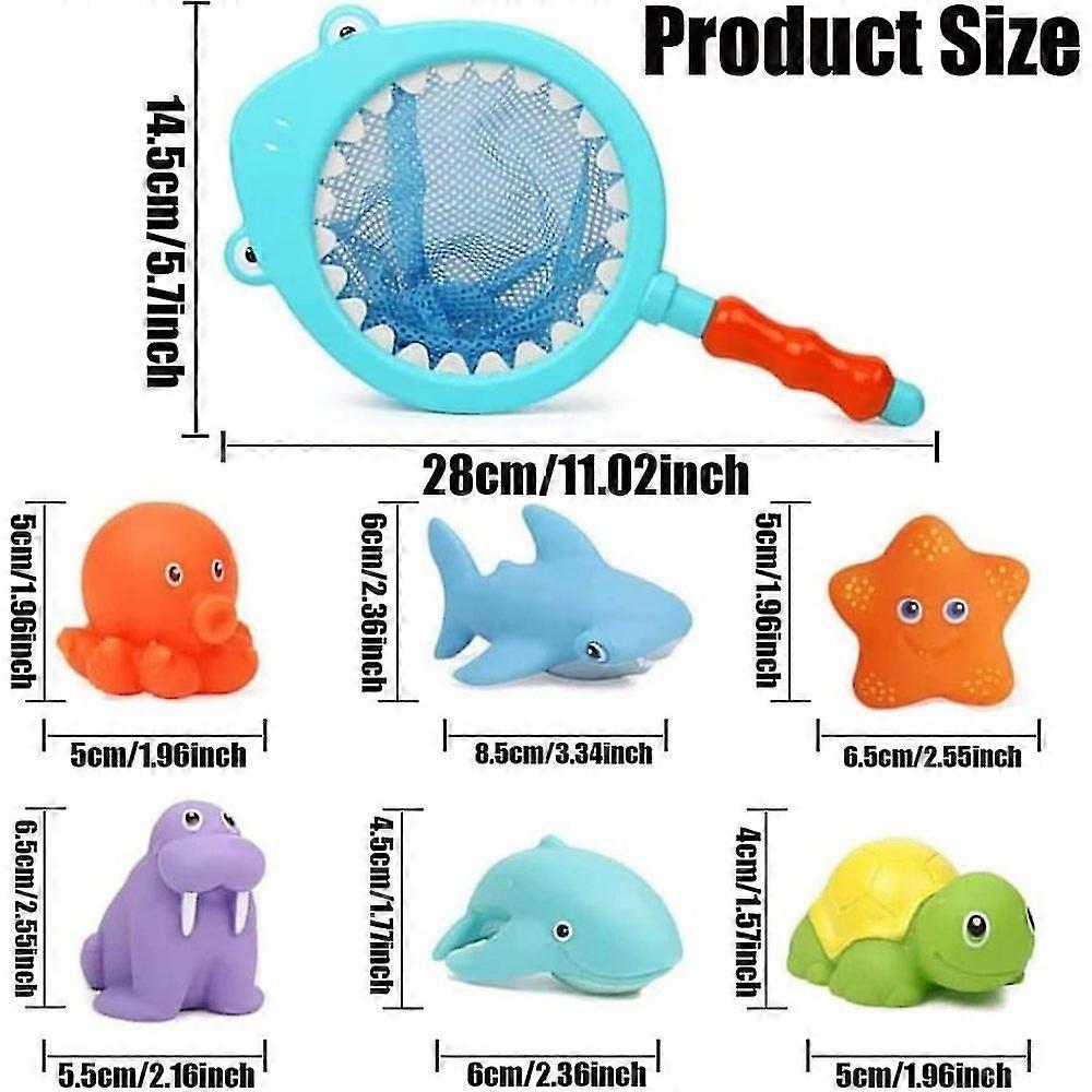 Badespielzeug Baby Ab 1 Jahr - 9-teiliges Set Ohne Löcher & Schimmelfrei Für Badewanne & Pool