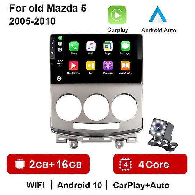 Autoradio 2 din Android 10.1 per Mazda 5 2005-2010 Autoradio Multimedia GPS Track Carplay 2din no DVD