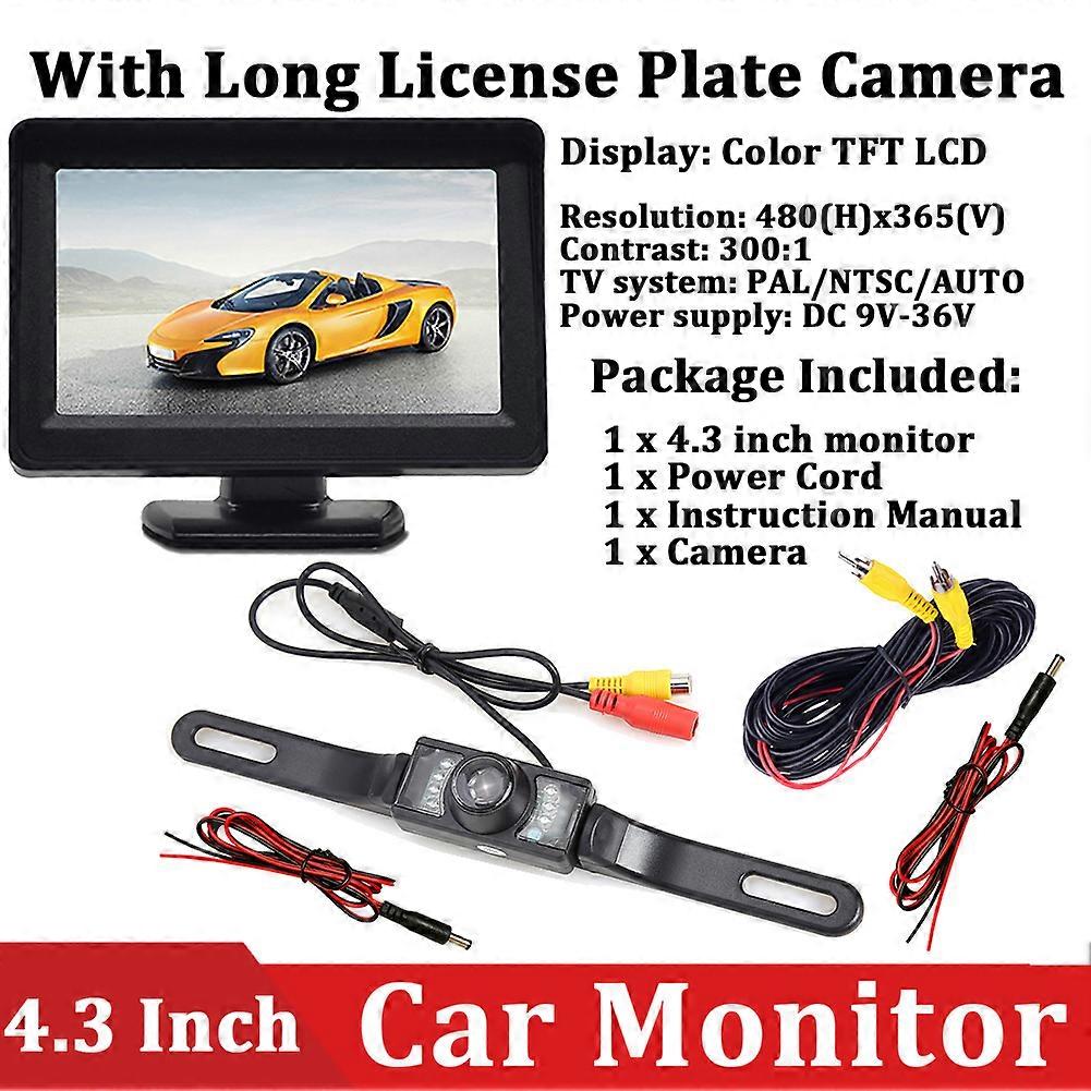7 Inch Car Rear View Camera Universal Car Monitor Safe Parking Reversing TFT LCD Display Monitor for Car Trucks Auto Accessories