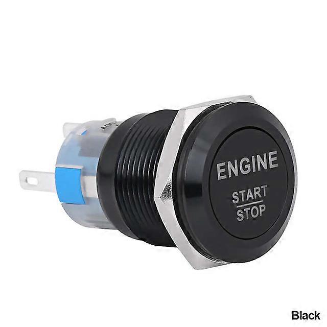 Car Engine Start Push Button Switch Ignition Starter Start Button Switch Replacement Enginee Start 12V Waterproof