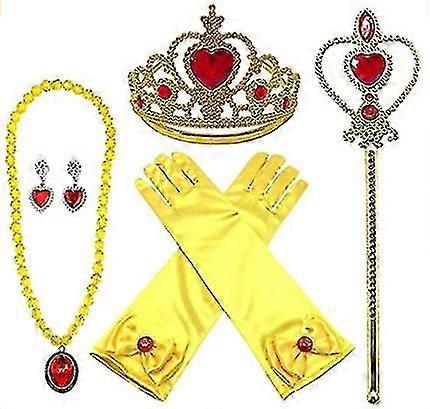 בנות ילד ילדים נסיכה המלכה שרביט טיארה כתר מתחפשת לנסיכה