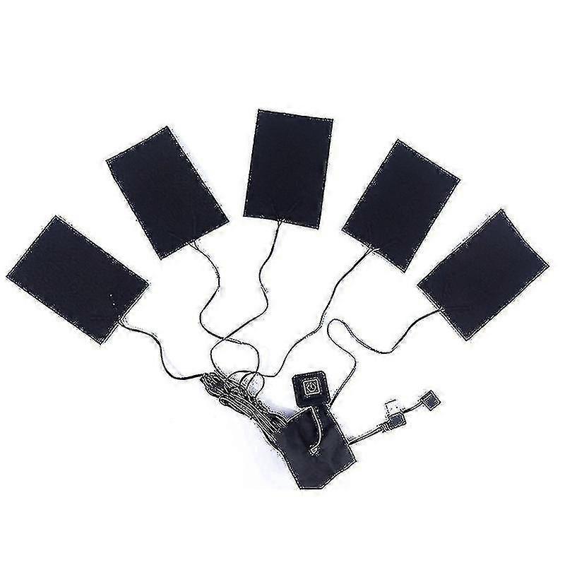 Usb Clothes Heating Pad With Usb Socket, Electric Heating Sheet For Vest Jacket Xxf