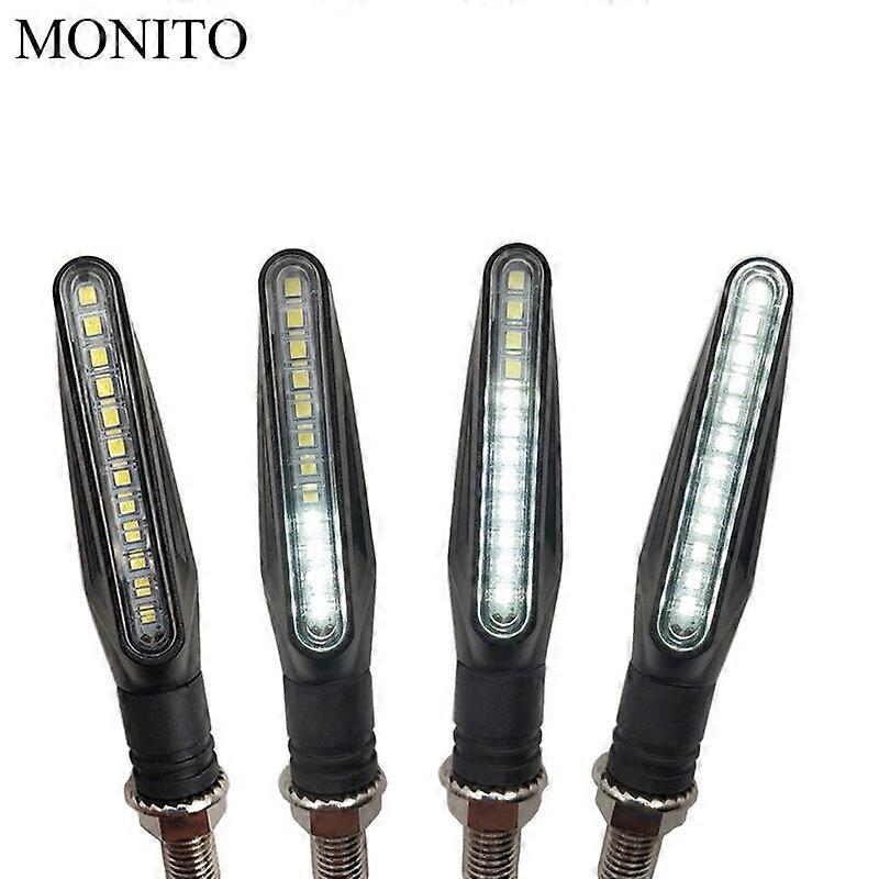 Motorcycle Turn Signals LED Lights Flowing Water Flicker Flashers lamp For YAMAHA mt07 mt09 fz07 fz09 mt/fz 07 09 mt10 xsr 700Motor Vehicle Lighting