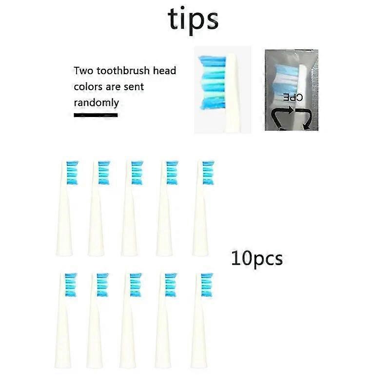 10pcs electric toothbrush heads Replacement Sonic Toothbrush Care 899 Set (10 heads) for SG910/507/958/515/949/575/551 Toothbrushes