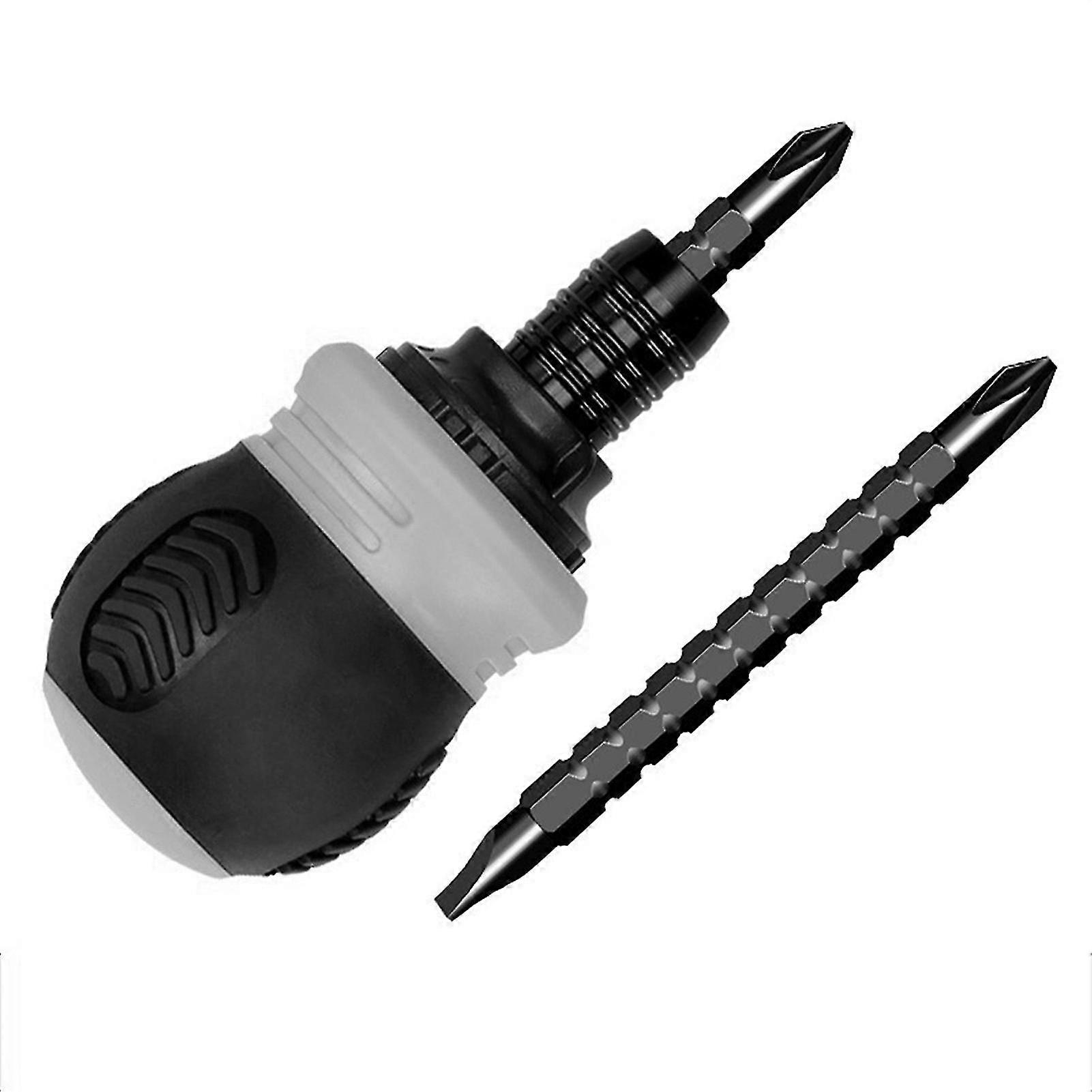 Dual-purpose Ratchet Screwdriver Quality Adjustable Cross Slotted Screwdriver