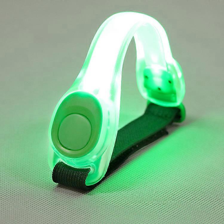 4pcs Green Luminescent LED Ride Silicone Bra Night Running Flash Night Ride Fluorescent Tube Harness