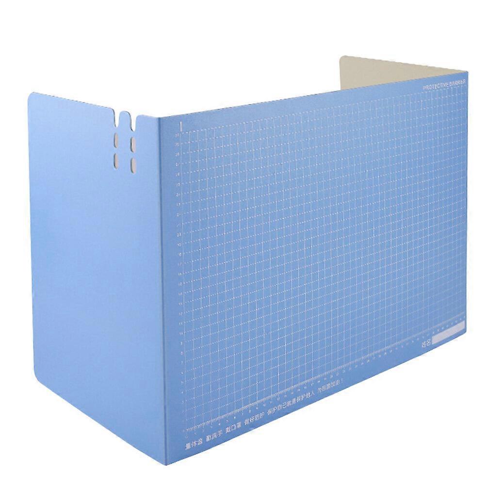 Desktop Partition Test Baffle Dividing Board Practical Desktop Partition Board for School Office Use (Random Color, L Size)