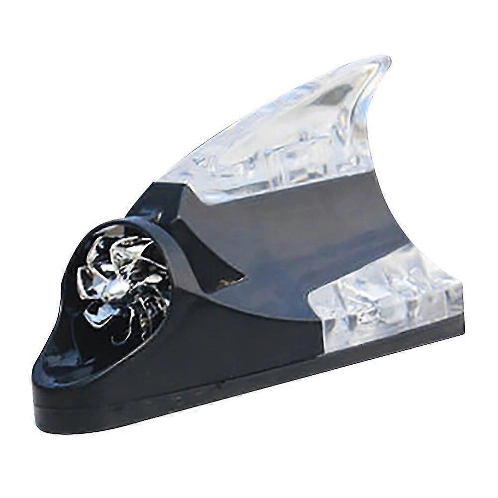 Car Auto Styling Wind Power Shark Fin Shaped Receiving Antenna Led Warning Flashing Light Lamp