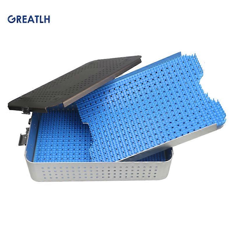 Aluminum alloy sterilizing box, double coated box, ring surgical instruments