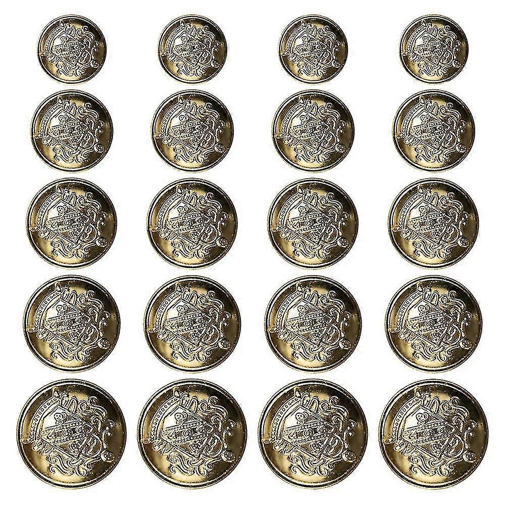 50 Pcs Jeans Buttons Suits Jacket Button Decorative Button Metal Coat Button Metal Flat Buttons