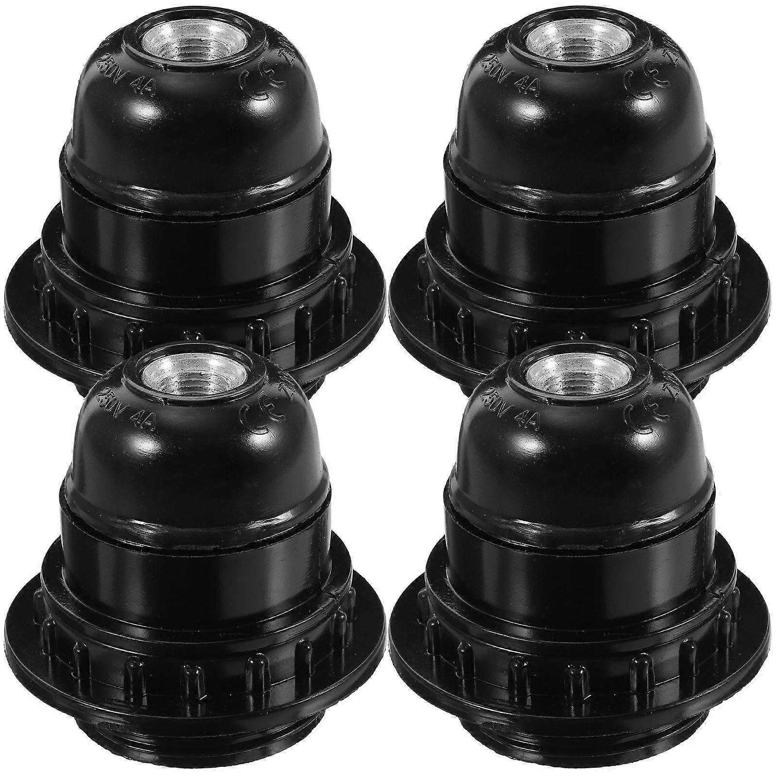 4pcs Lamp Socket Replacement E27 Diy Lamp Socket Industrial Light Holder