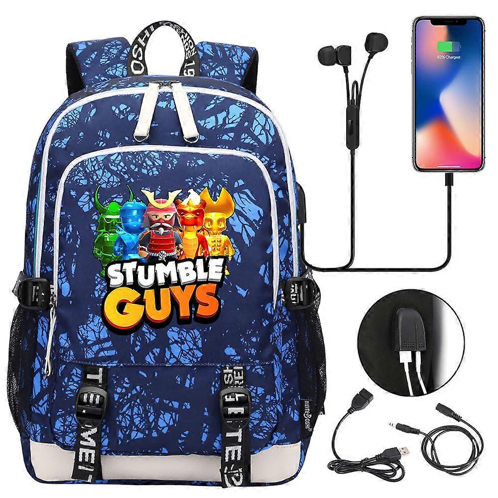 2023 Trendy Stumble Guys School Bag - Cute, Light, Multipurpose Backpack for Students. High Quality