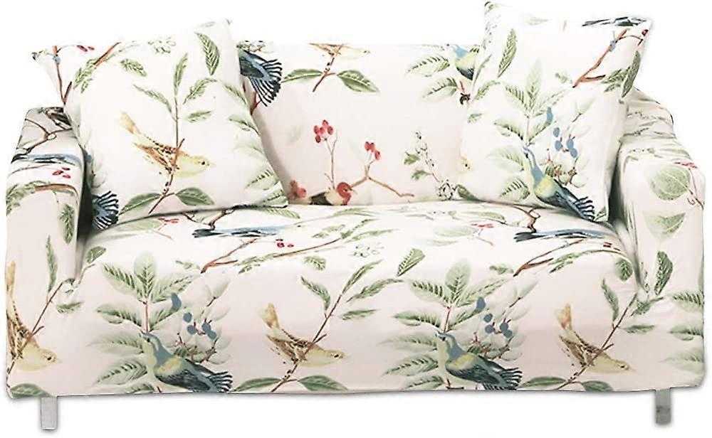 Stretch sofa covers Elastic sofa cover Jacquard 2 Seater sofa cover Flower pattern