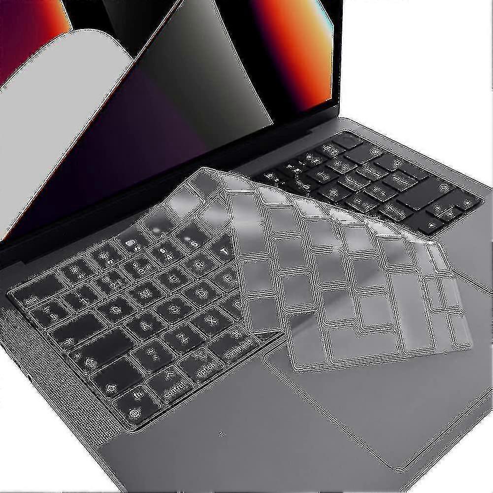 Capa de teclado ultrafina para Macbook Pro 2023 14 "16" com M1 Pro / M1 Max Chip_ (costbuy) (ruipei)