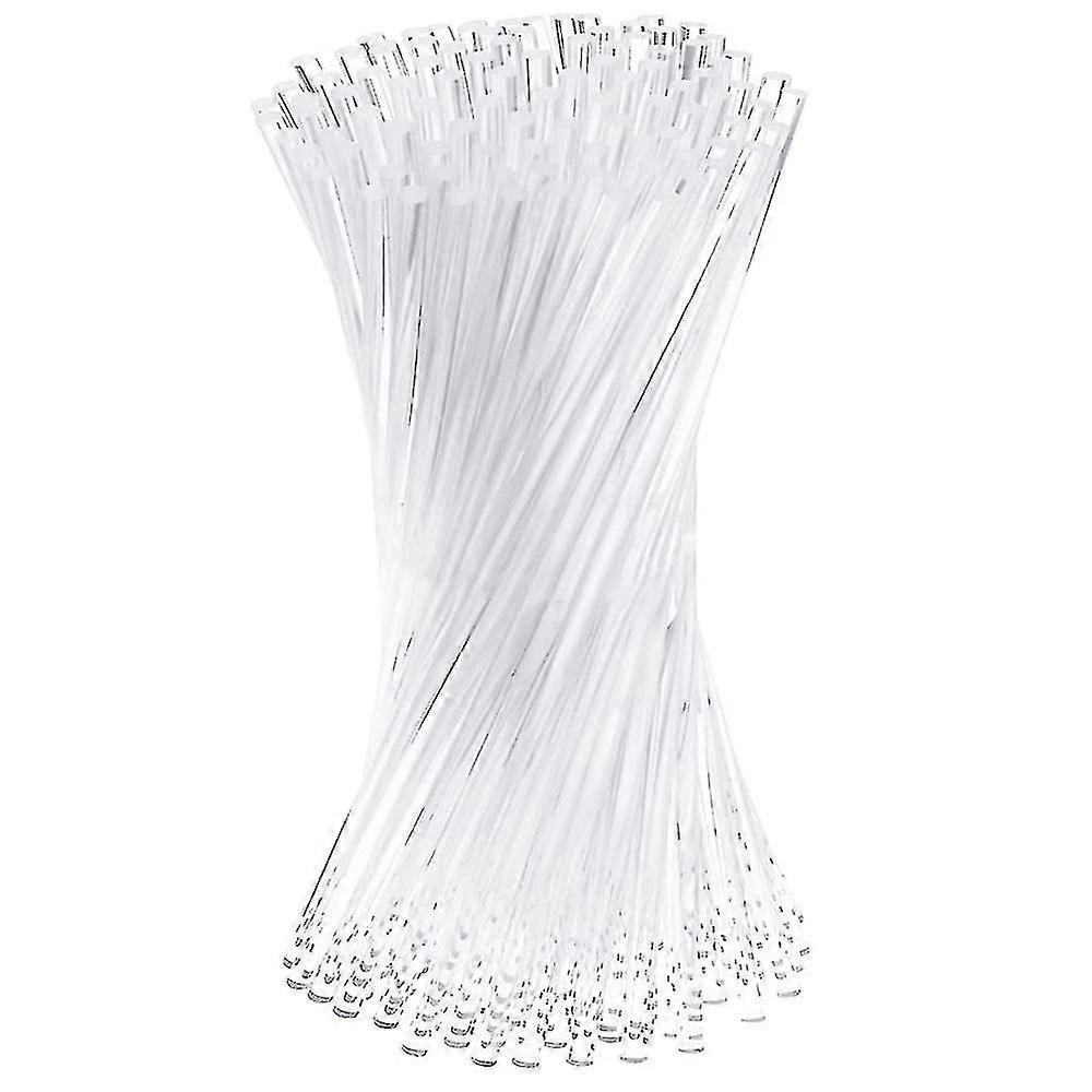 100 peças de 4 polegadas de pirulito acrílico Claro Hastes acrílicas reutilizáveis