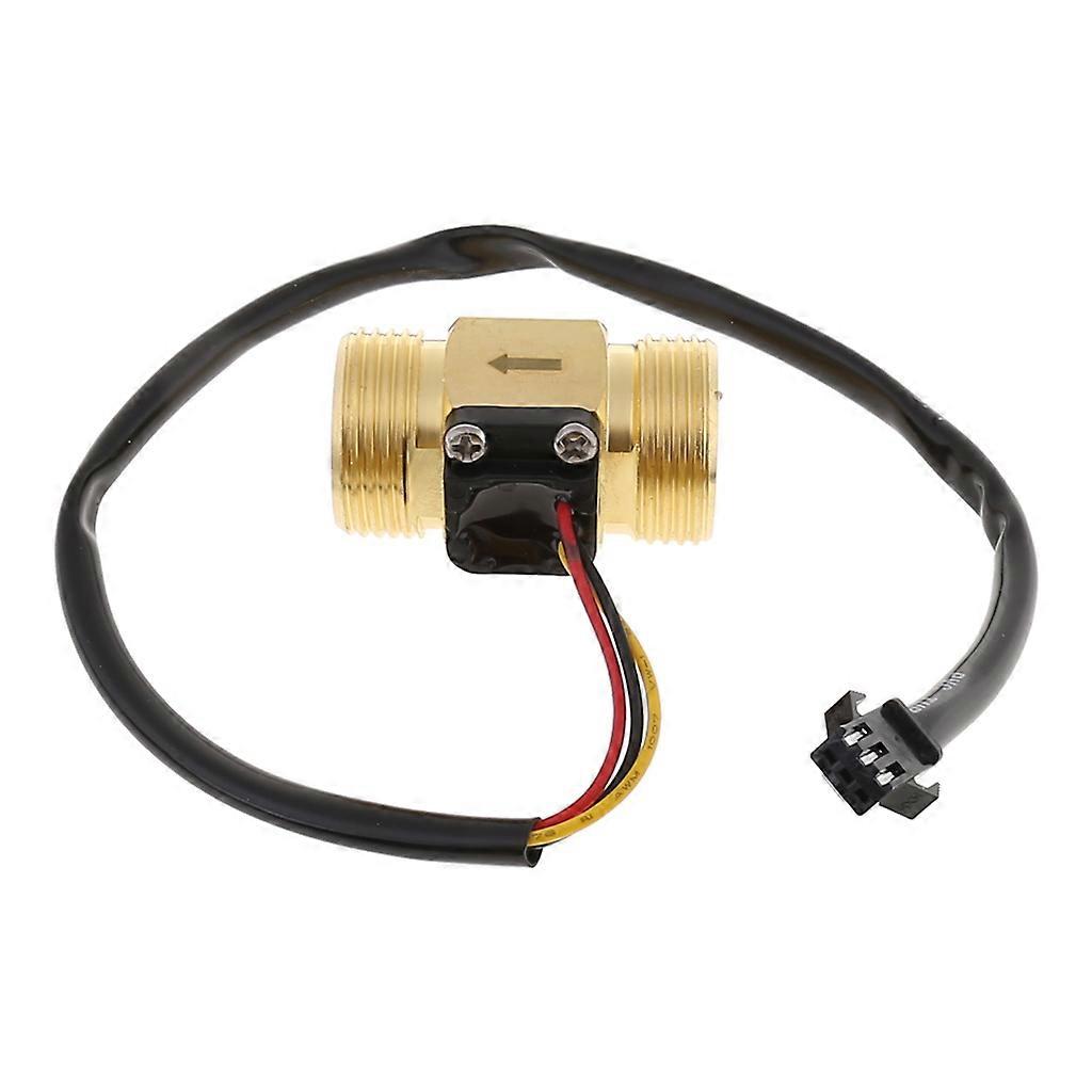  Flow Sensor G3/4" DN20 Copper Hall Effect Liquid Water Flow Switch Sensor Meter