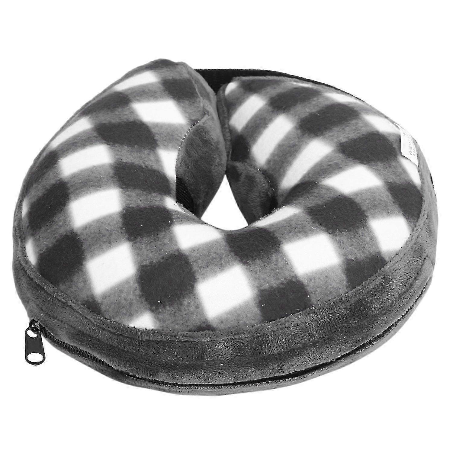 Pet Inflatable Protective Collar Adjustable Recovery Safety Neck Collar After SurgeryCQLQ03 Black Wh