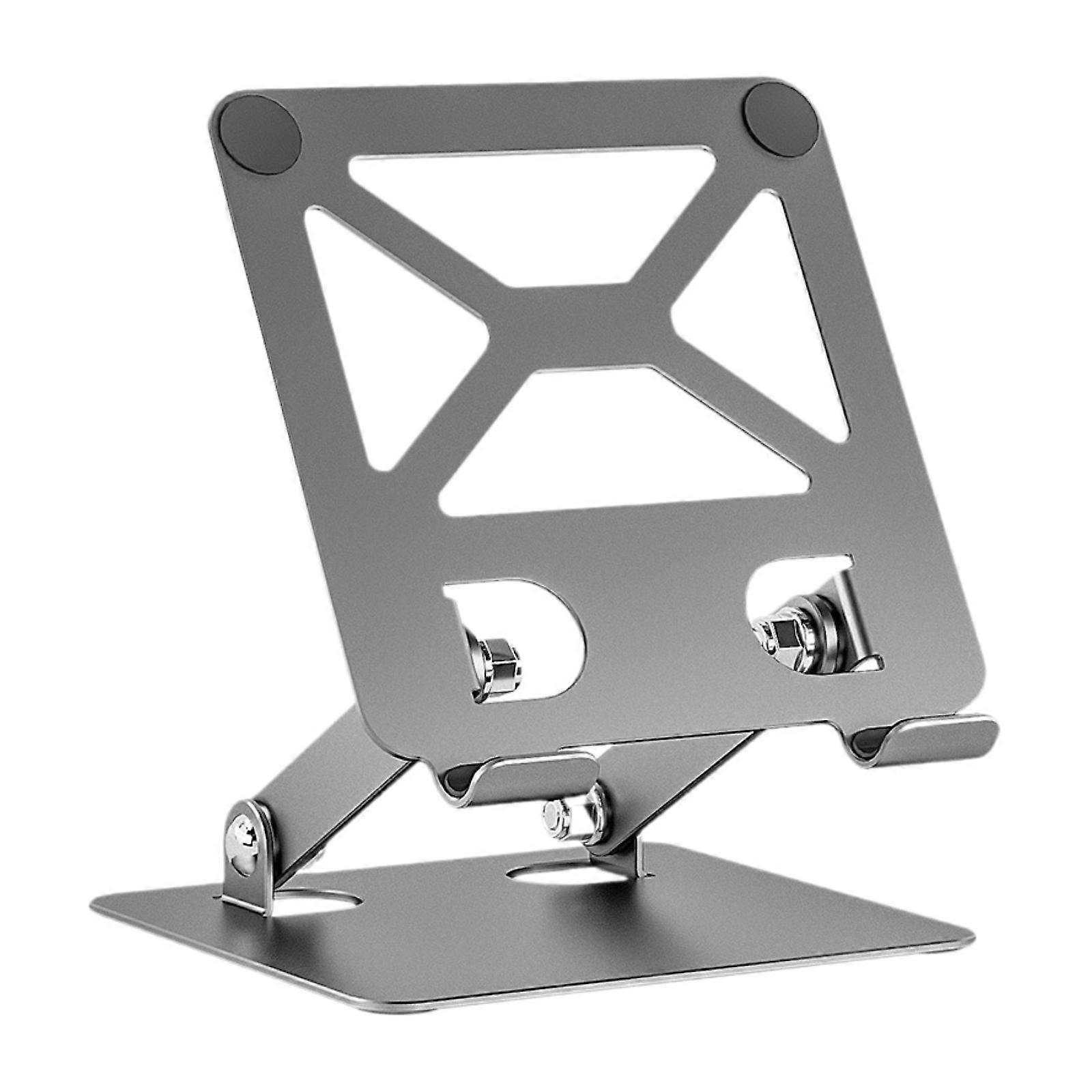 Laptop Bracket Stable Rotating Computer Rack for Studying Sturdy Room Office Gray