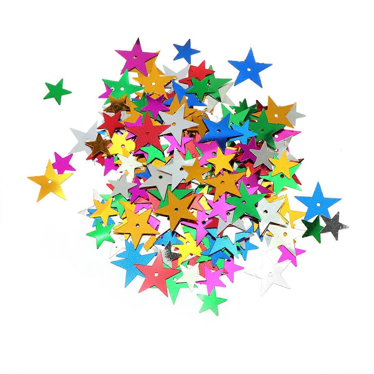 30 Grams Multi-shaped Glitter Confetti Colorful Sequins for DIY Crafts and Decoration (Star Pattern)