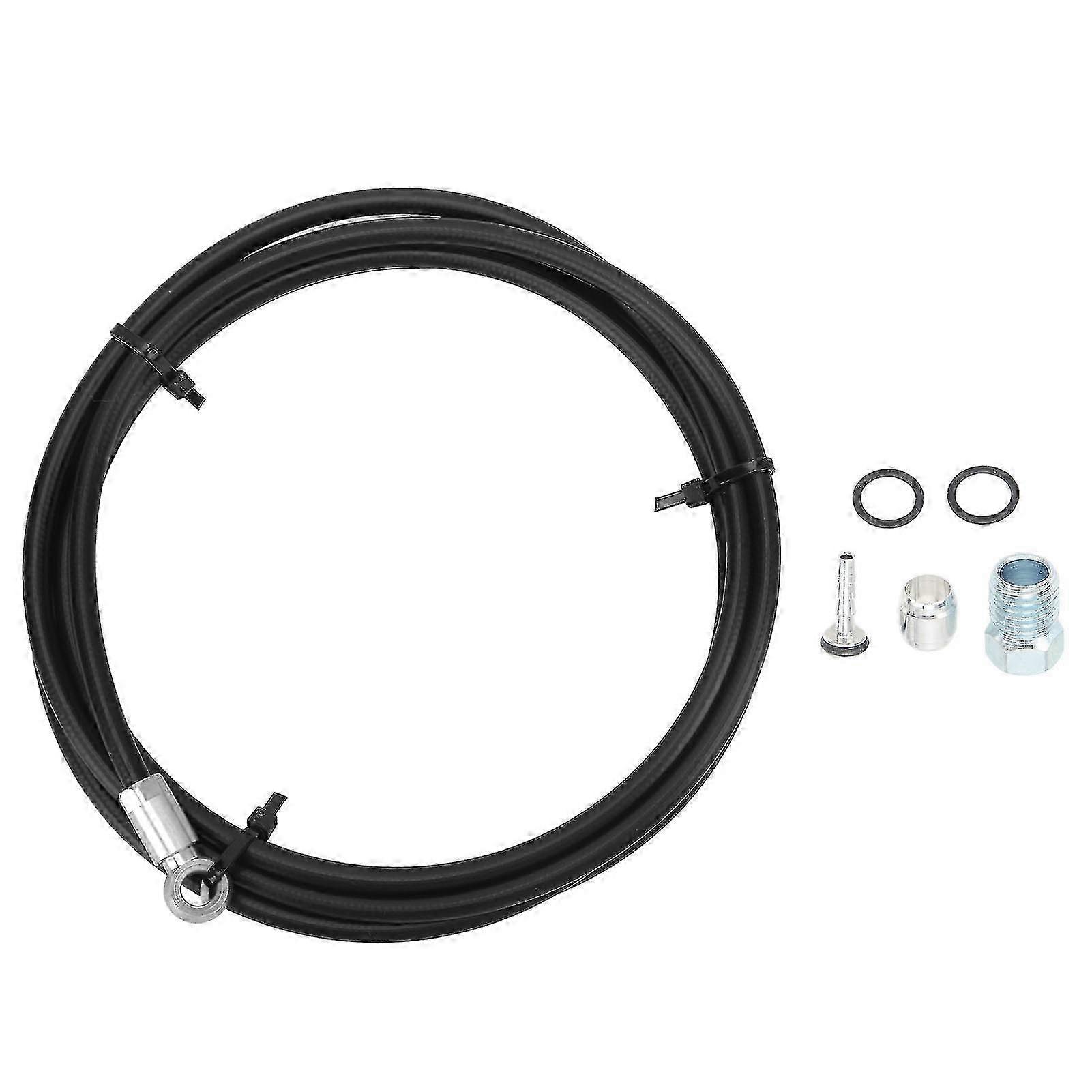 Kit tubo freno a disco idraulico per bici FORMULA R1 R1R RR1 - 2m argento, inserti di collegamento colorati fai-da-te - JA