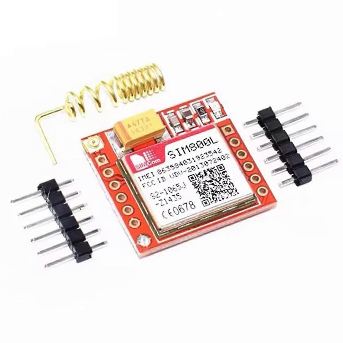 GPRS GSM Module Core Quad-Band TTL Serial Port IPX Interface PCB Antenna Micro-SIM Card for Smart