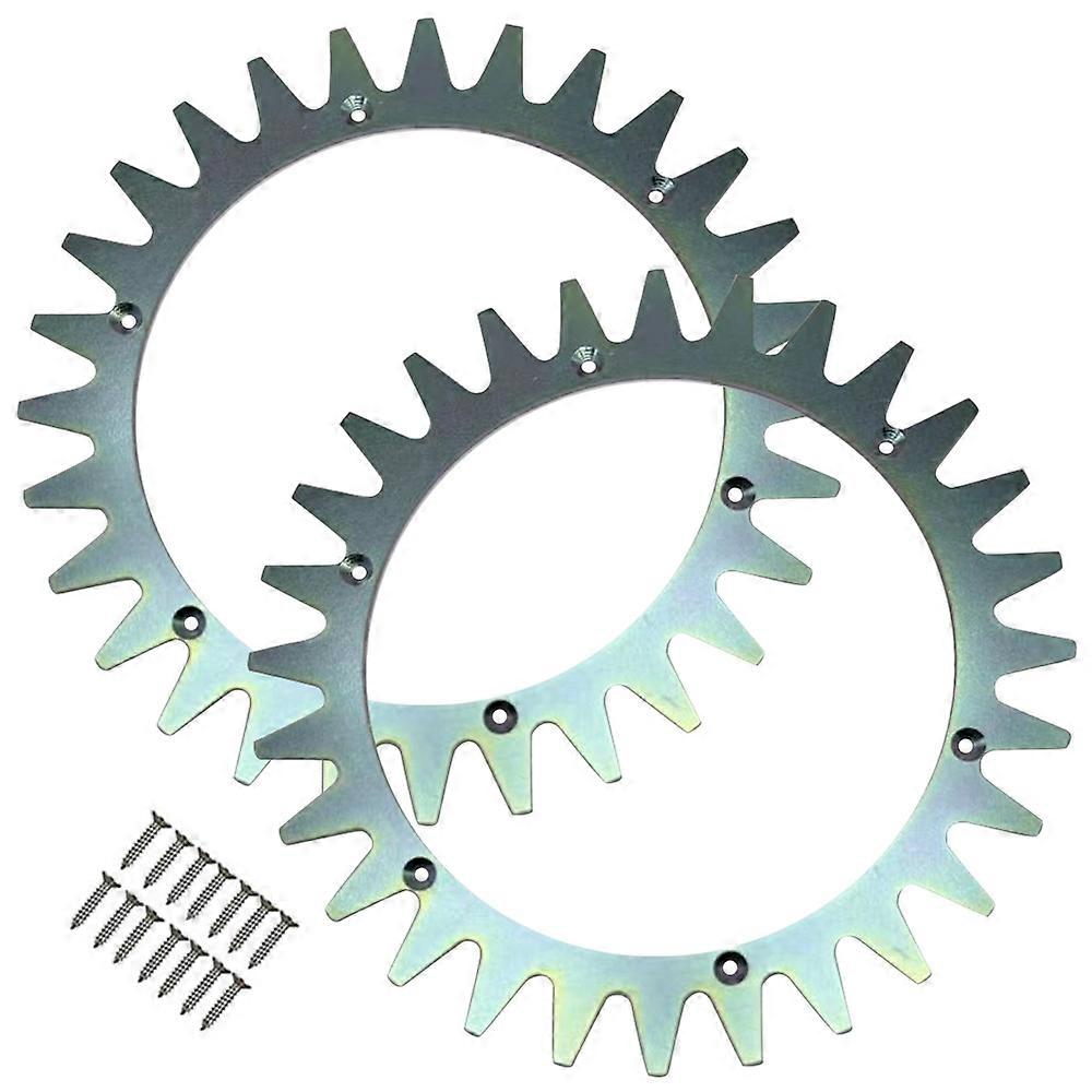 TLYA-01 2 Spikes for Yardforce SA SC SE MR Series Lawn Mower with 14 Self-Tapping Screws