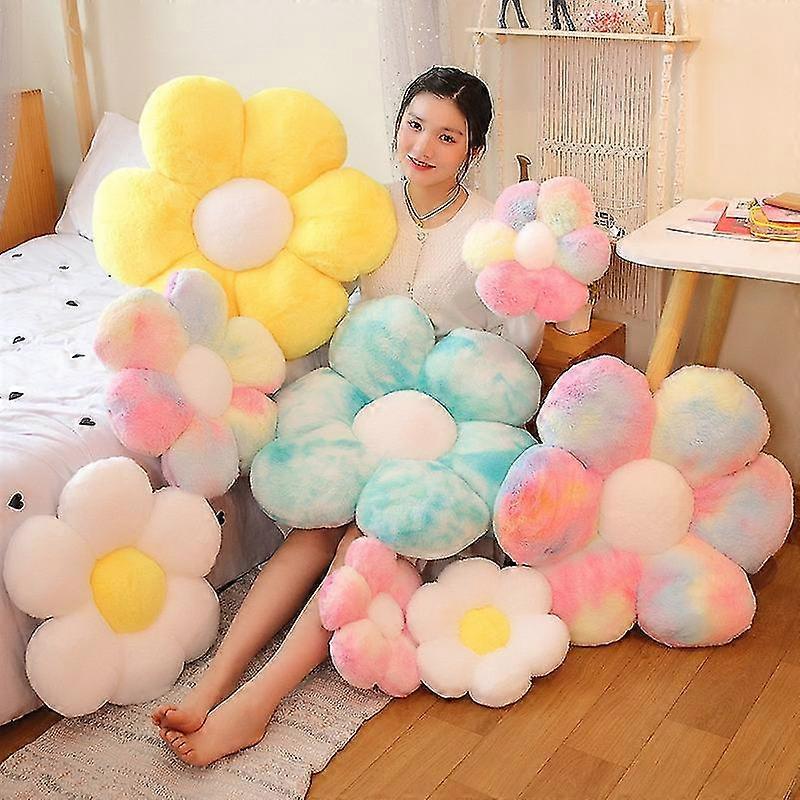 ひまわりスマイル太陽の花のぬいぐるみ猫ペットクッションマット枕ホームベッドルームカーショップレストラン装飾女の子ギフト