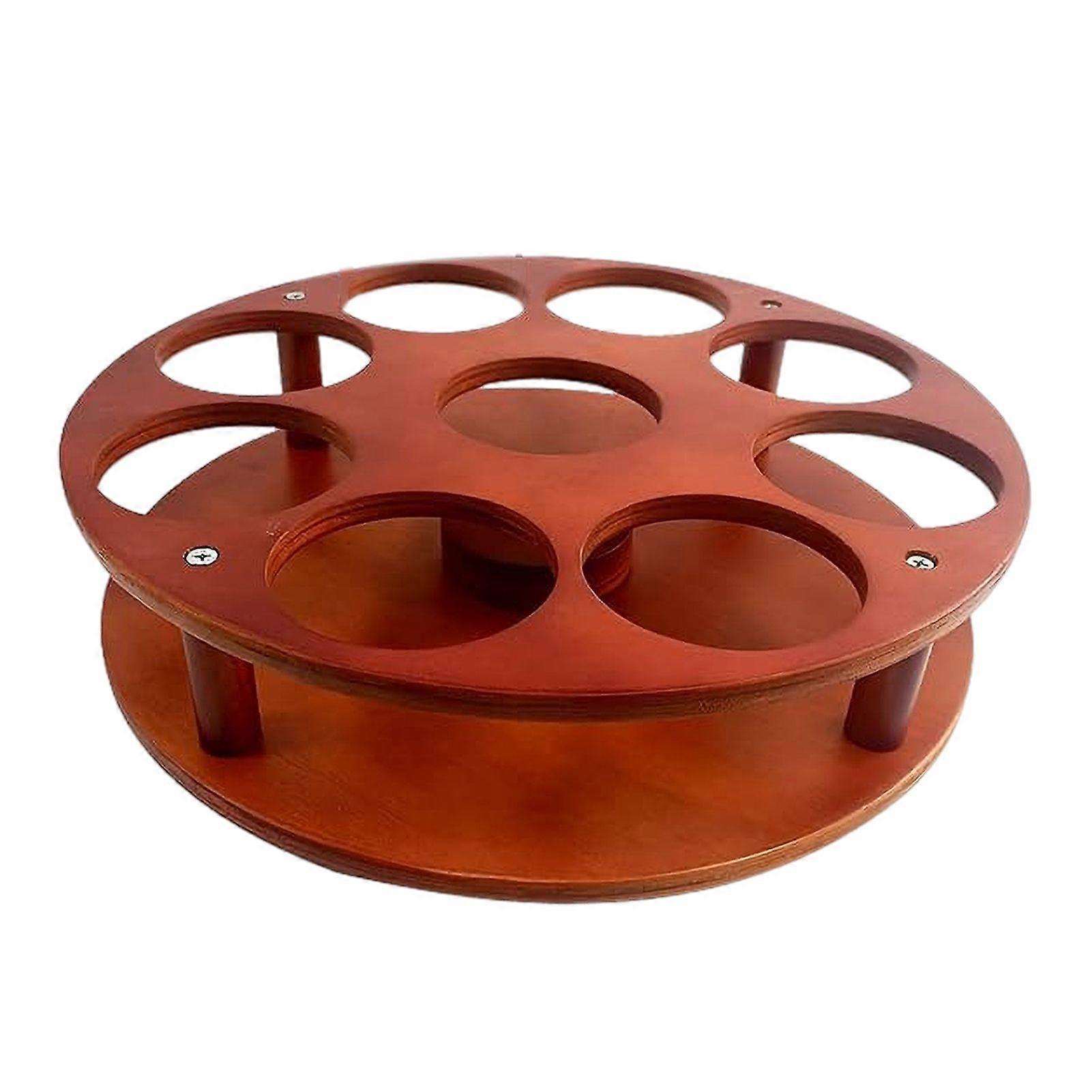Wooden Wine Rack Cup Organizer Smooth Edge Burr Free Swivel Design Easy Installation Red Wine Bottle Storage Holder
