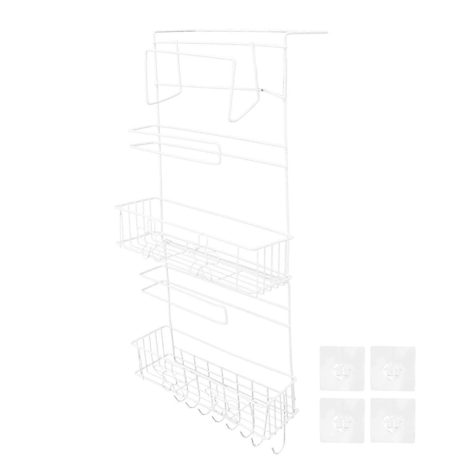 Fridge Spice Rack Multipurpose Easy to Install Convenient and Beautiful Storage Refrigerator Rack for Organize Display