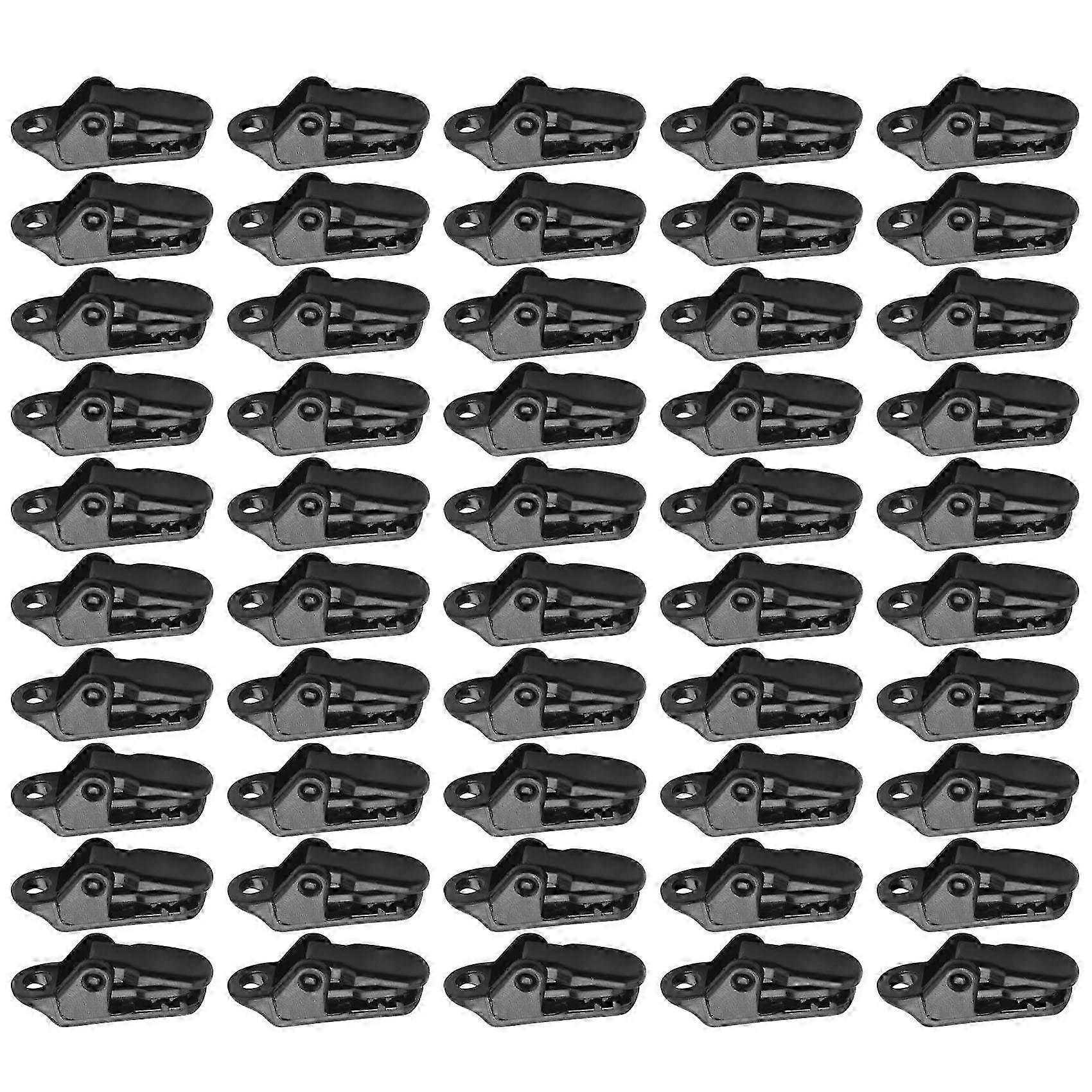 50Pcs Sail Tarp Clips ασφαλίζει σφιγκτήρα με ισχυρή λαβή κλειδαριάς κατάλληλο για υπαίθριο κάμπινγκ, σκηνή, τέντα, banner Σφίξτε το κιτ υλικού-A