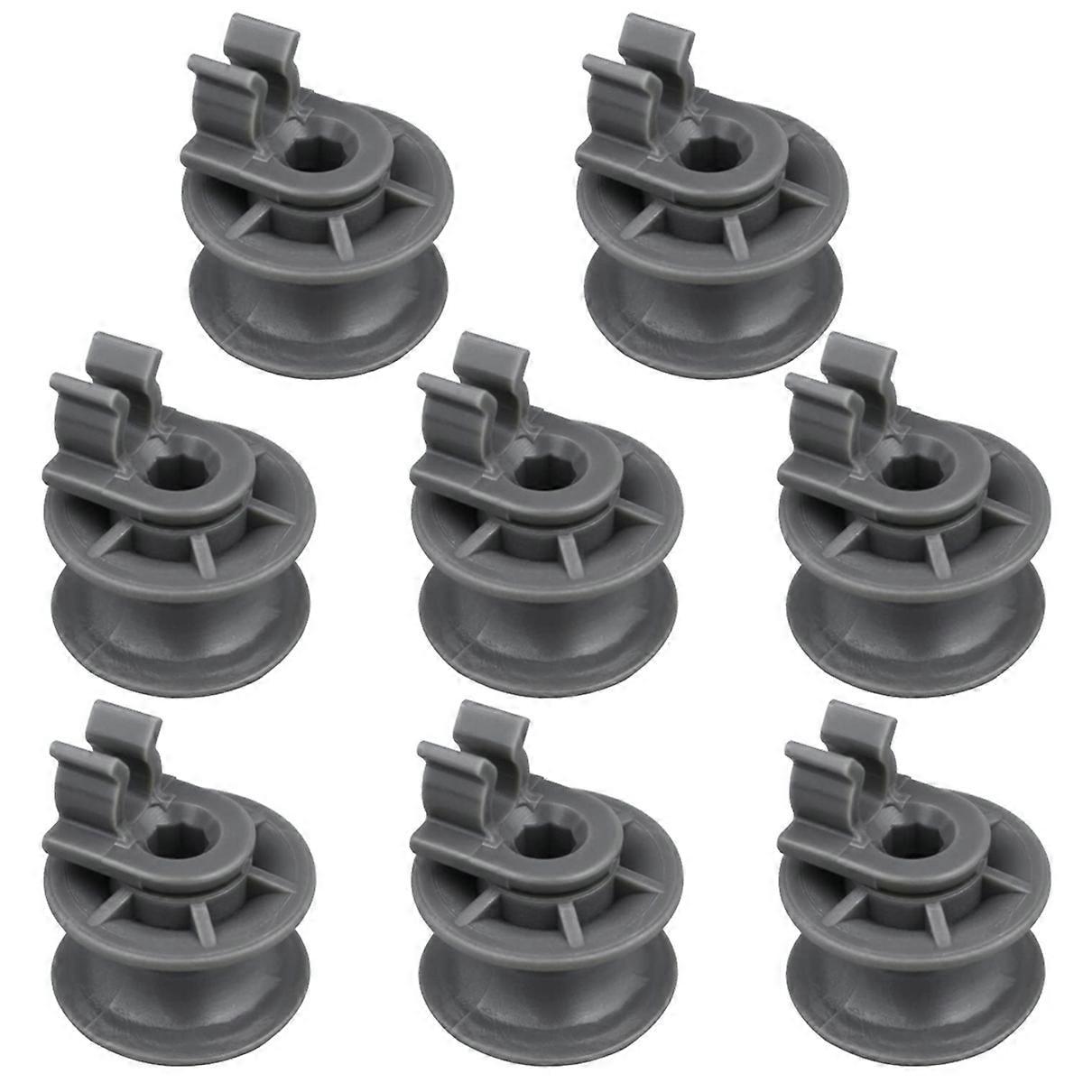 Lot de 8 roulettes de panier supérieur pour lave-vaisselle (4581DD3002A), ensemble de rouleaux et d'essieux pour panier supérieur