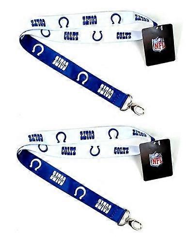 Indianapolis Colts NFL Ombre Lanyard 2 Pack