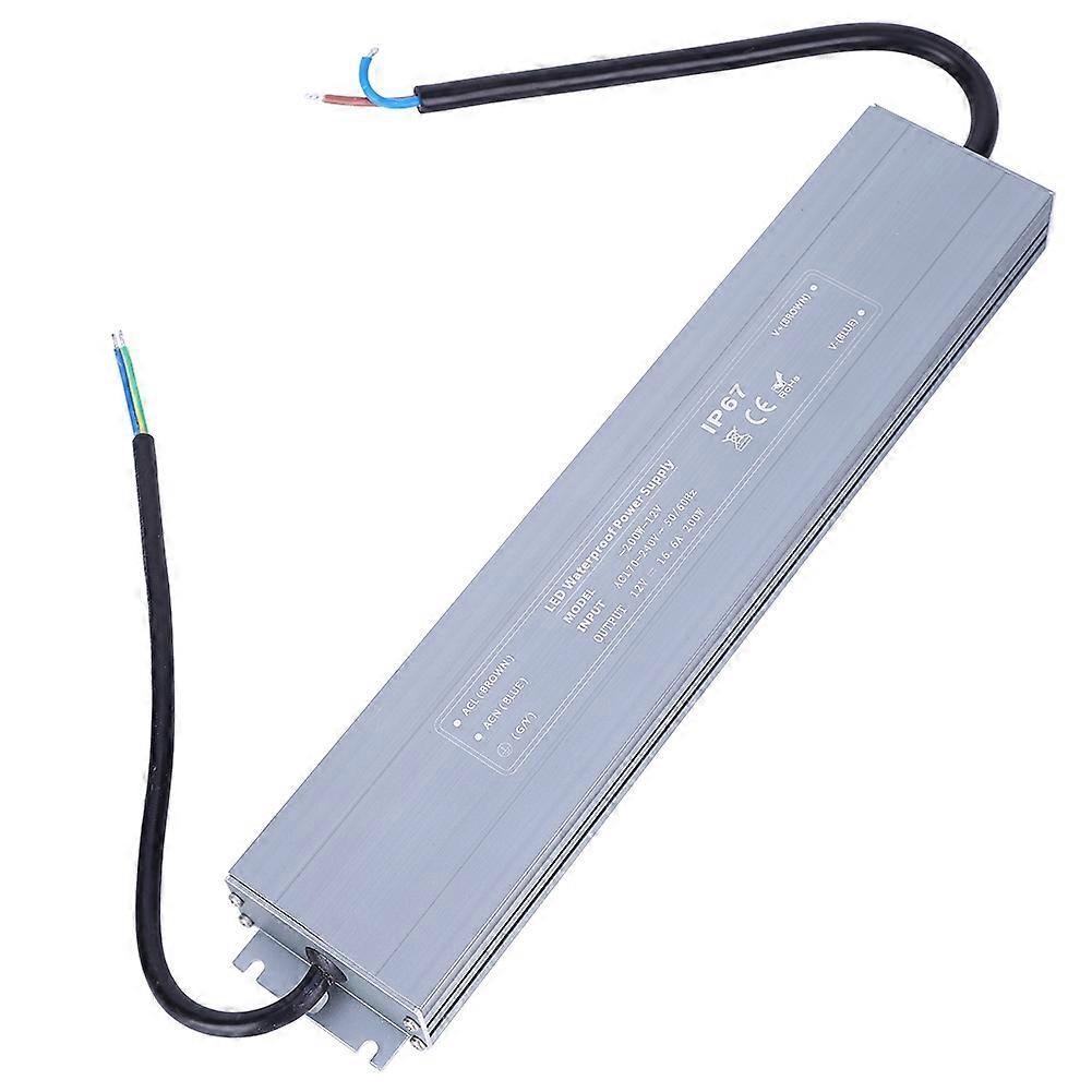 Ultra Thin Waterproof Switching AC DC Power Supply for Eletrical Parts HRUW-200W-12V 170-240VAC(50/6