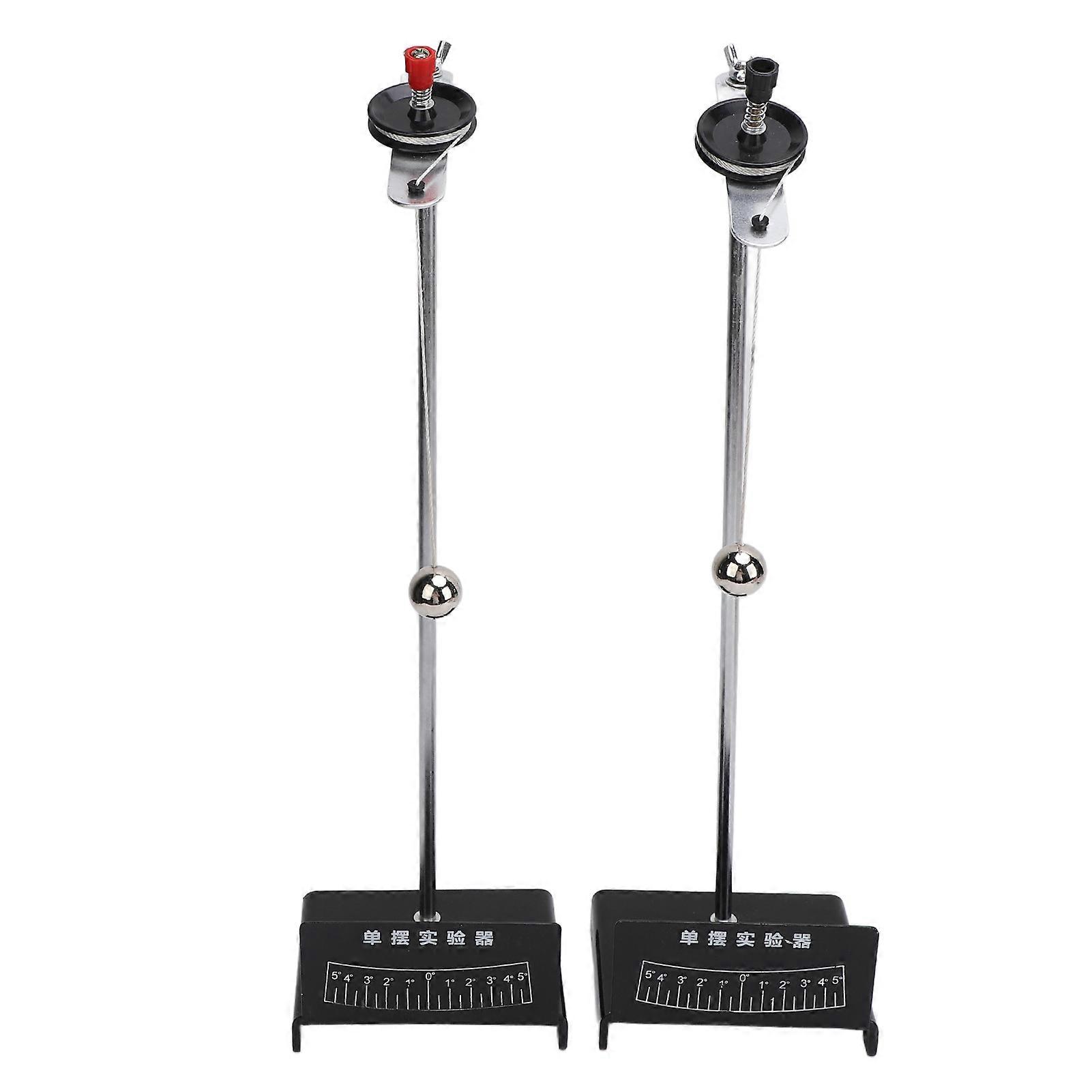 2PCS Single Swing Physics Experiment Equipment Mechanical Vibration Metal Pendulum Ball Demonstration Tool for Teaching